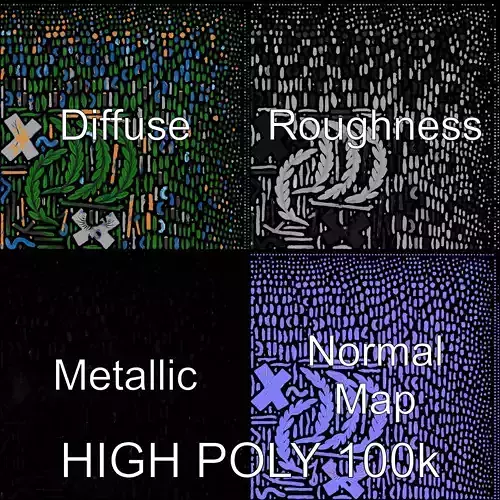 Caduceus Symbol D Model Pack