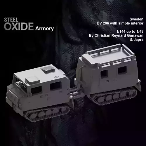 Sweden BV 206 Bandvagn 206 for 3D printing 3D print model