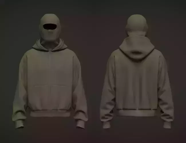 Male Balaclava Hoodie