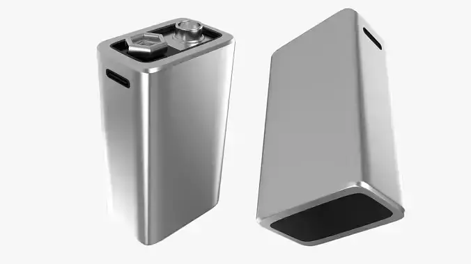 New Design Rechargeable 9 Volt Square Battery Type C Side Top