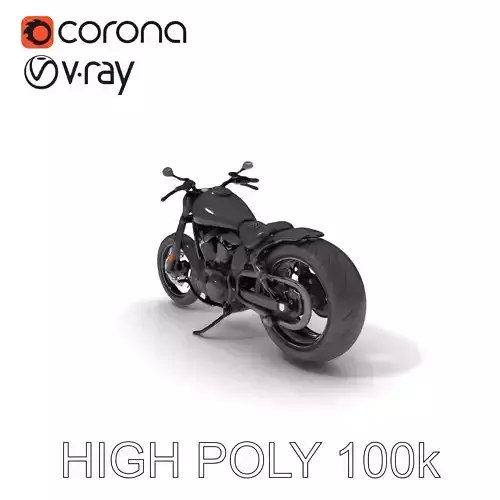 Custom Motorcycle D Model Pack