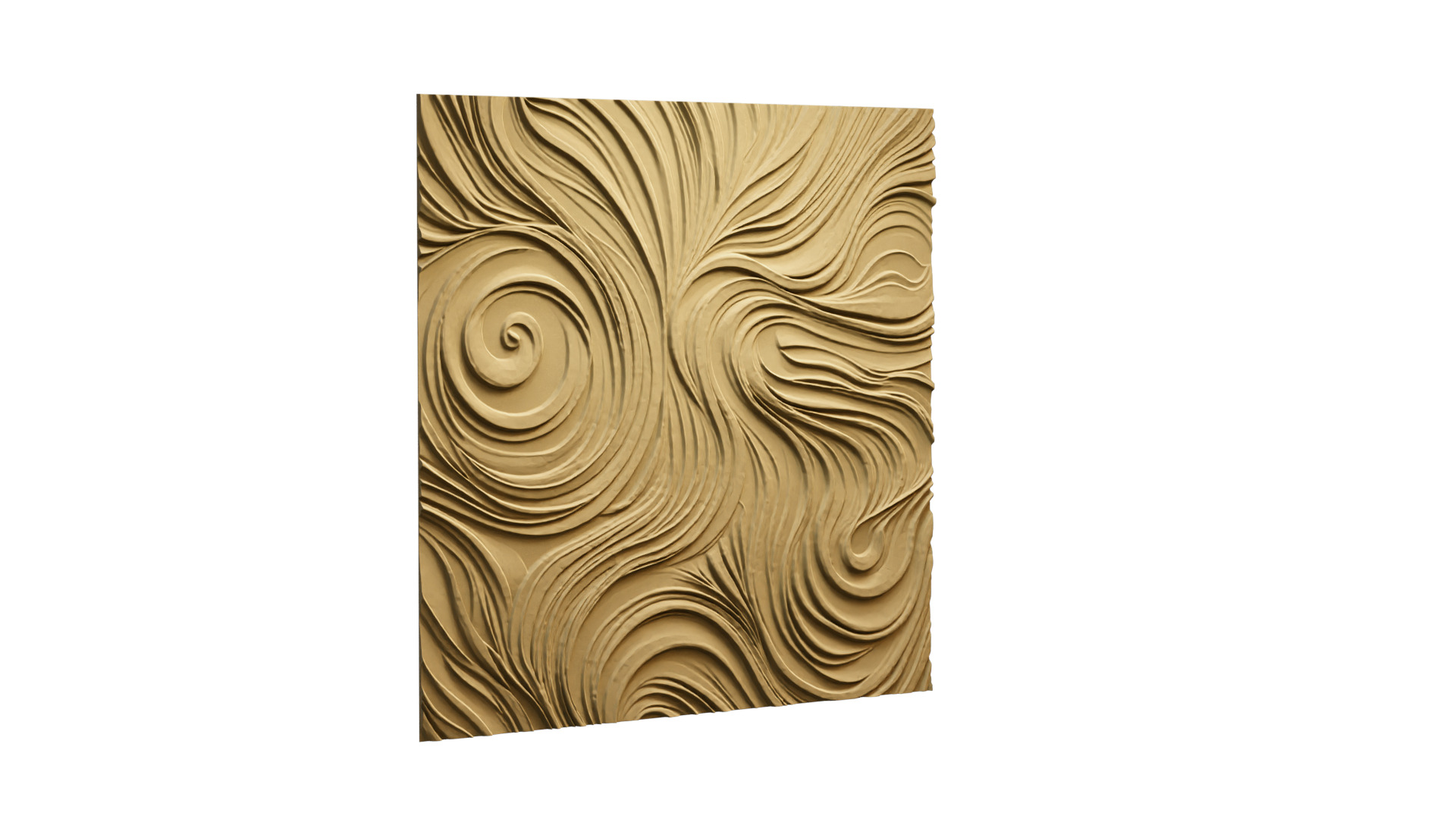 modern panel wall decor set relief stl mural CNC 192 3D model_8