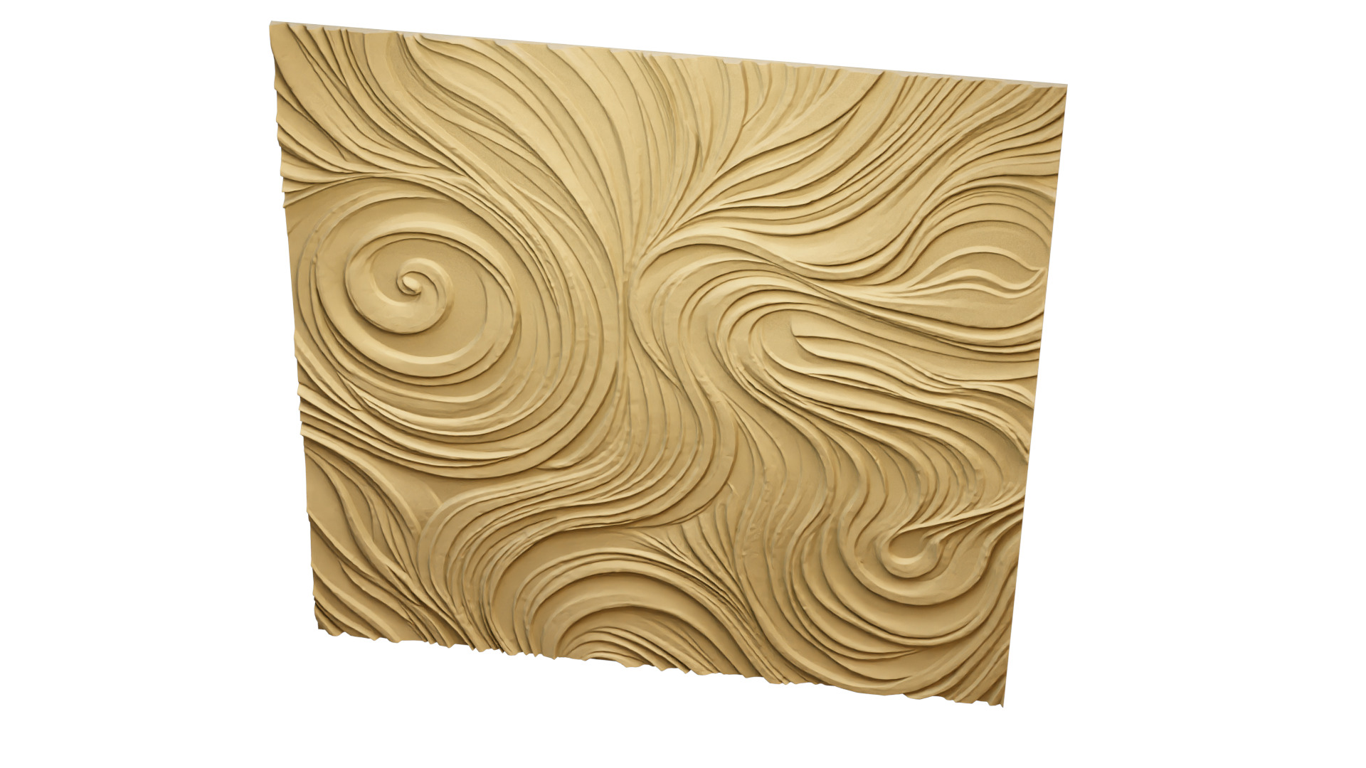 modern panel wall decor set relief stl mural CNC 192 3D model_3