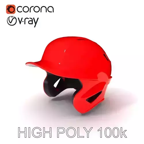 Baseball Helmet Model Pack with PBR Textures