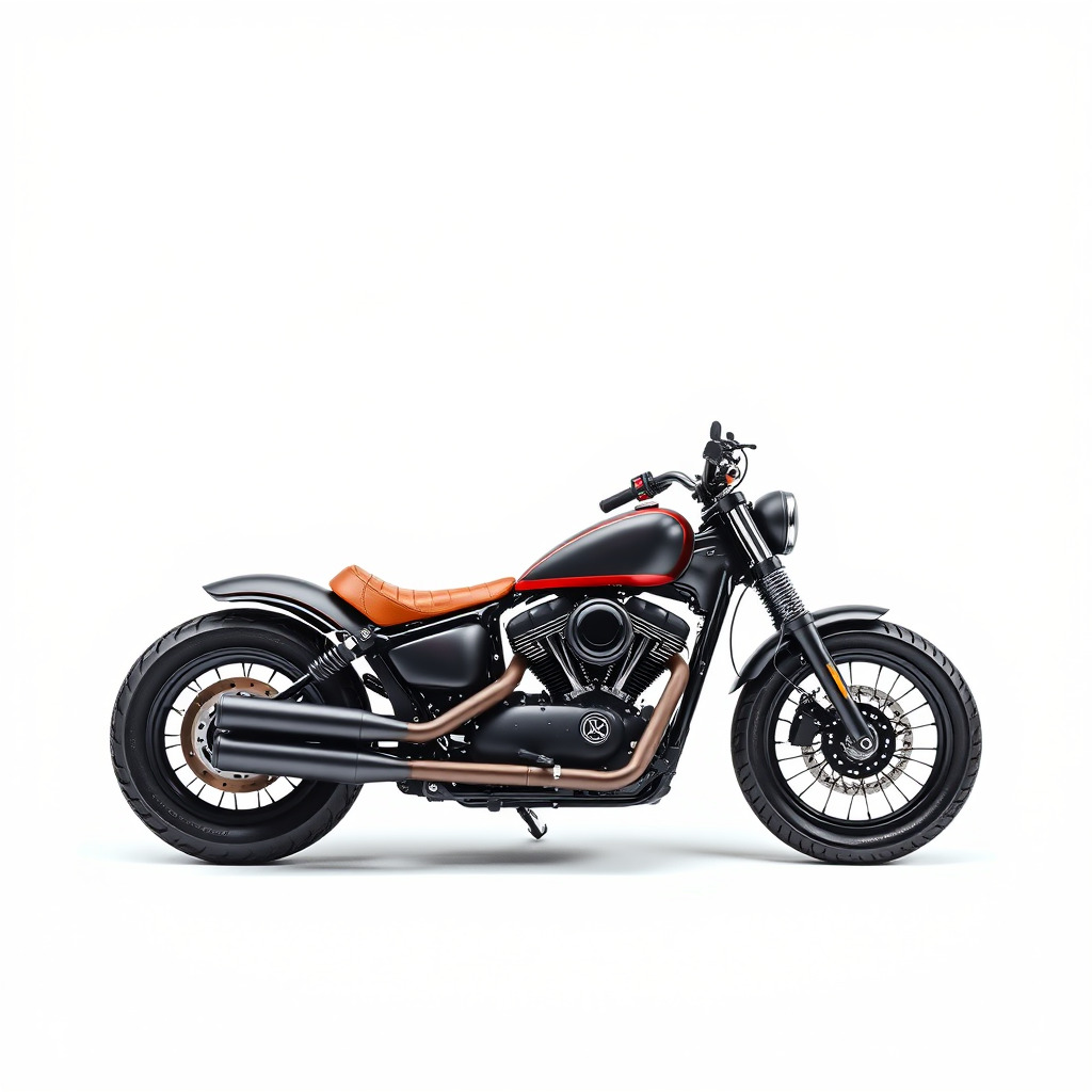 Custom Motorcycle Model Pack with High Detail Features Low-poly 3D model_4