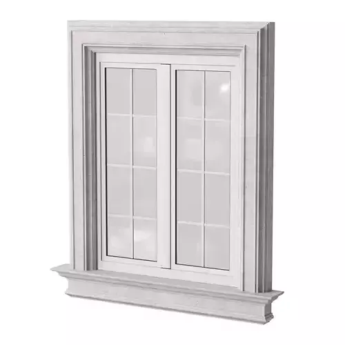 Architectural Classic Window 3D Model 5
