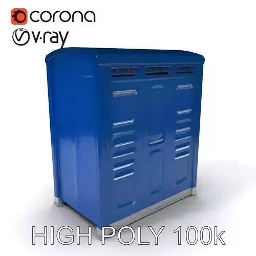 Portable Restroom Model Pack with Detailed Texturing