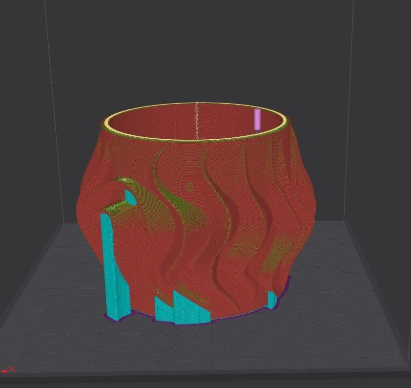 Beautiful Flower Pot 3D print model_2