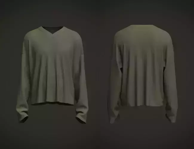 Male Oversized Longsleeve Tshirt