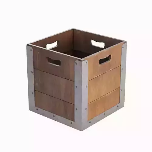 Wooden Crate Box 01