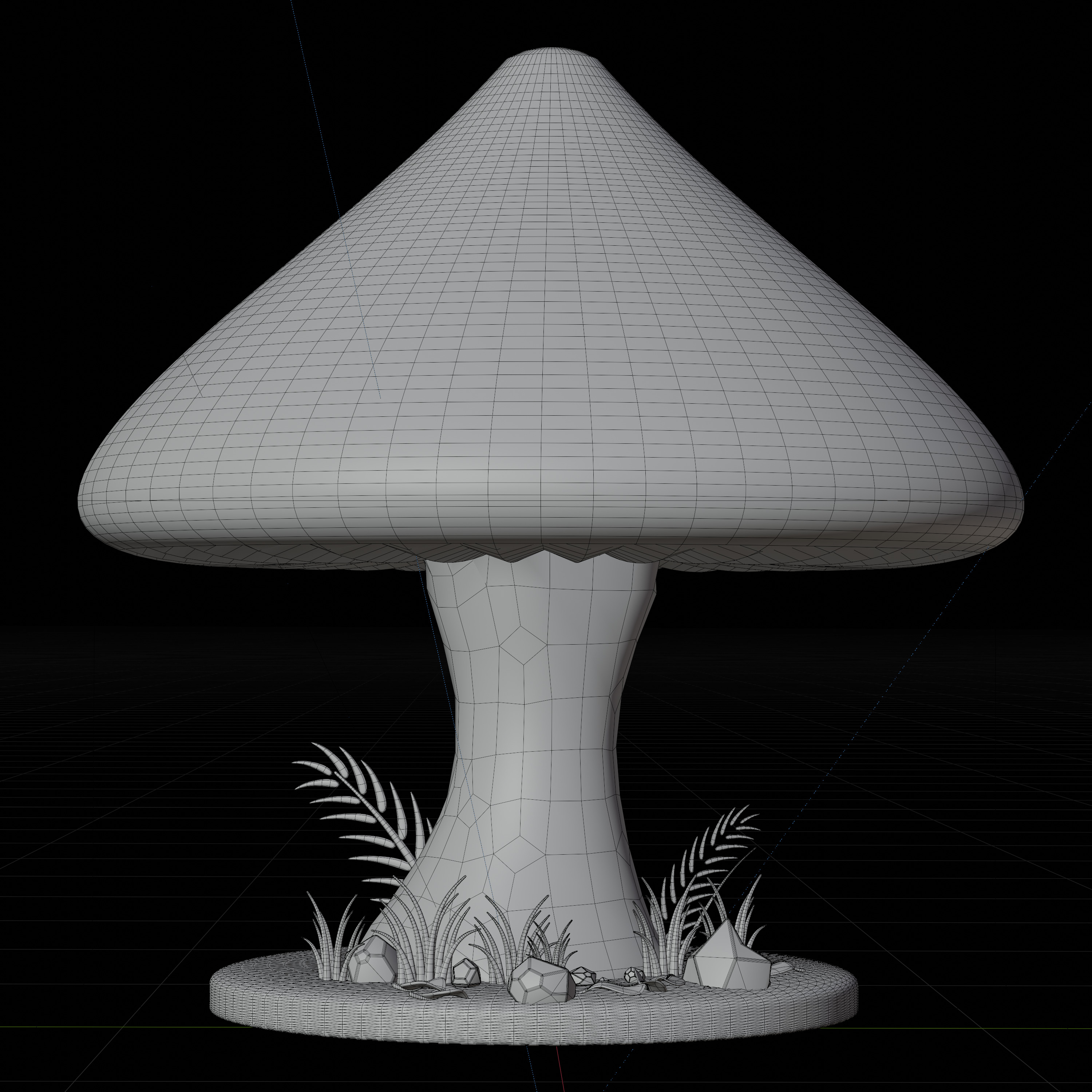 30 model package Low Poly 3D Mushroom Collection Low-poly 3D model_18