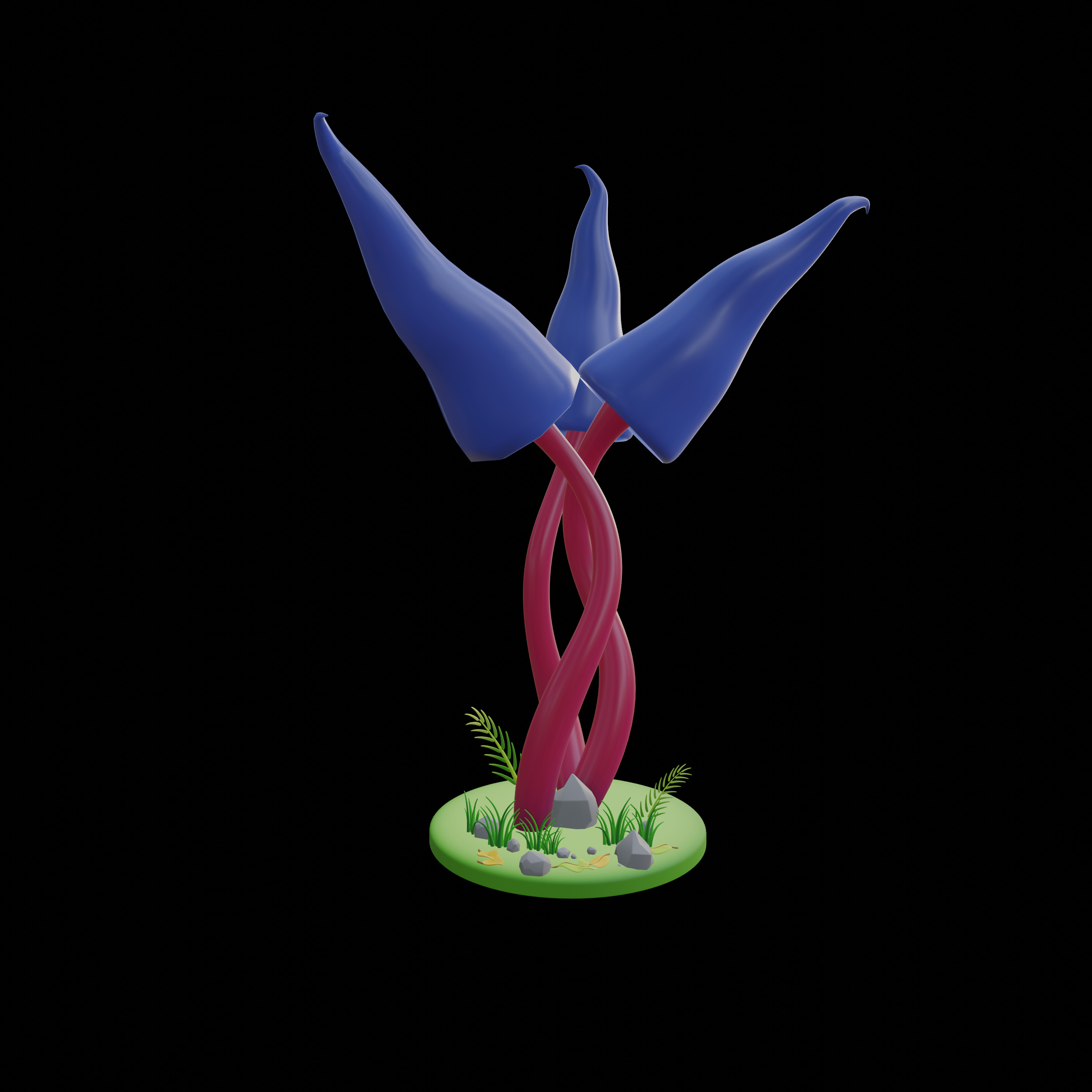 30 model package Low Poly 3D Mushroom Collection Low-poly 3D model_67