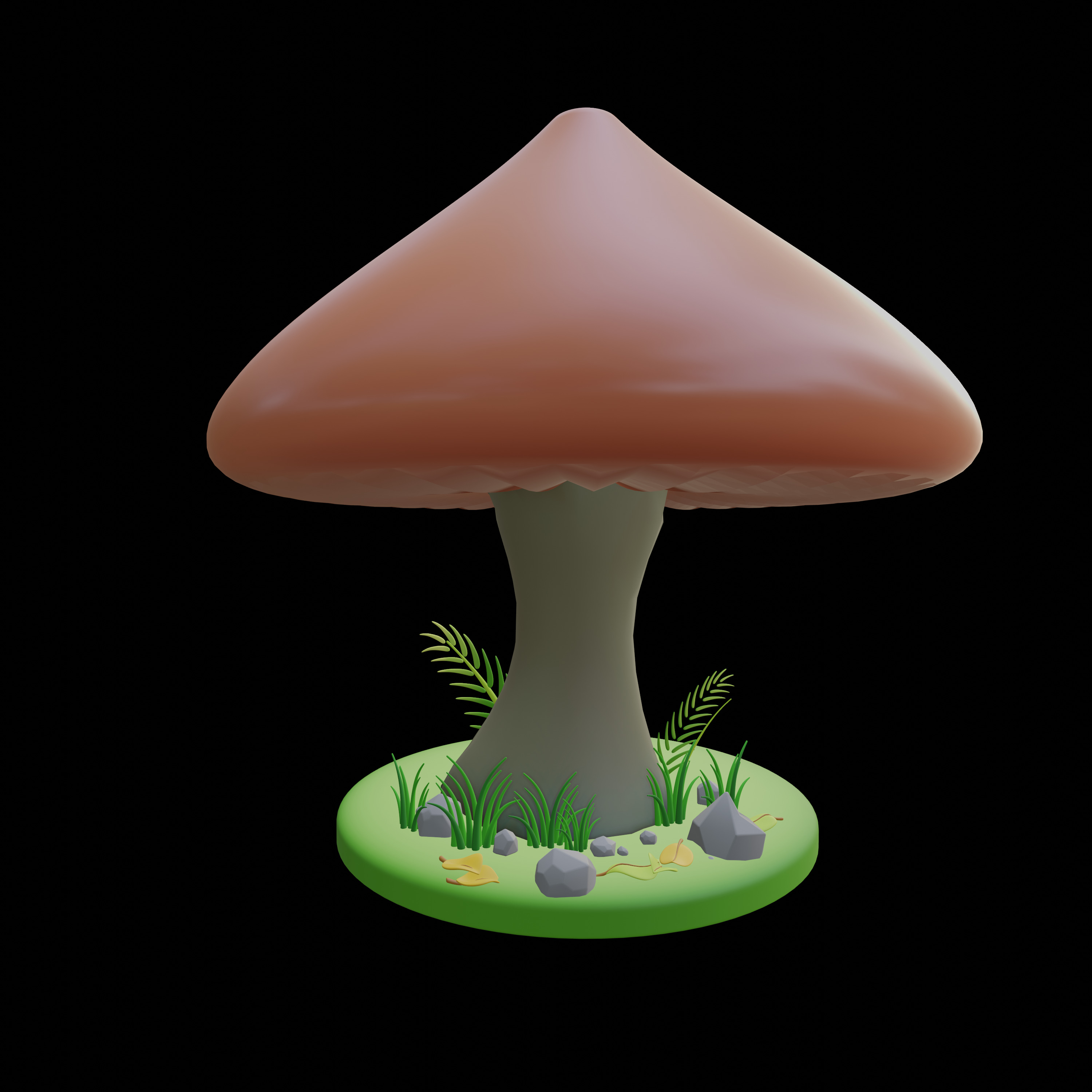 30 model package Low Poly 3D Mushroom Collection Low-poly 3D model_16