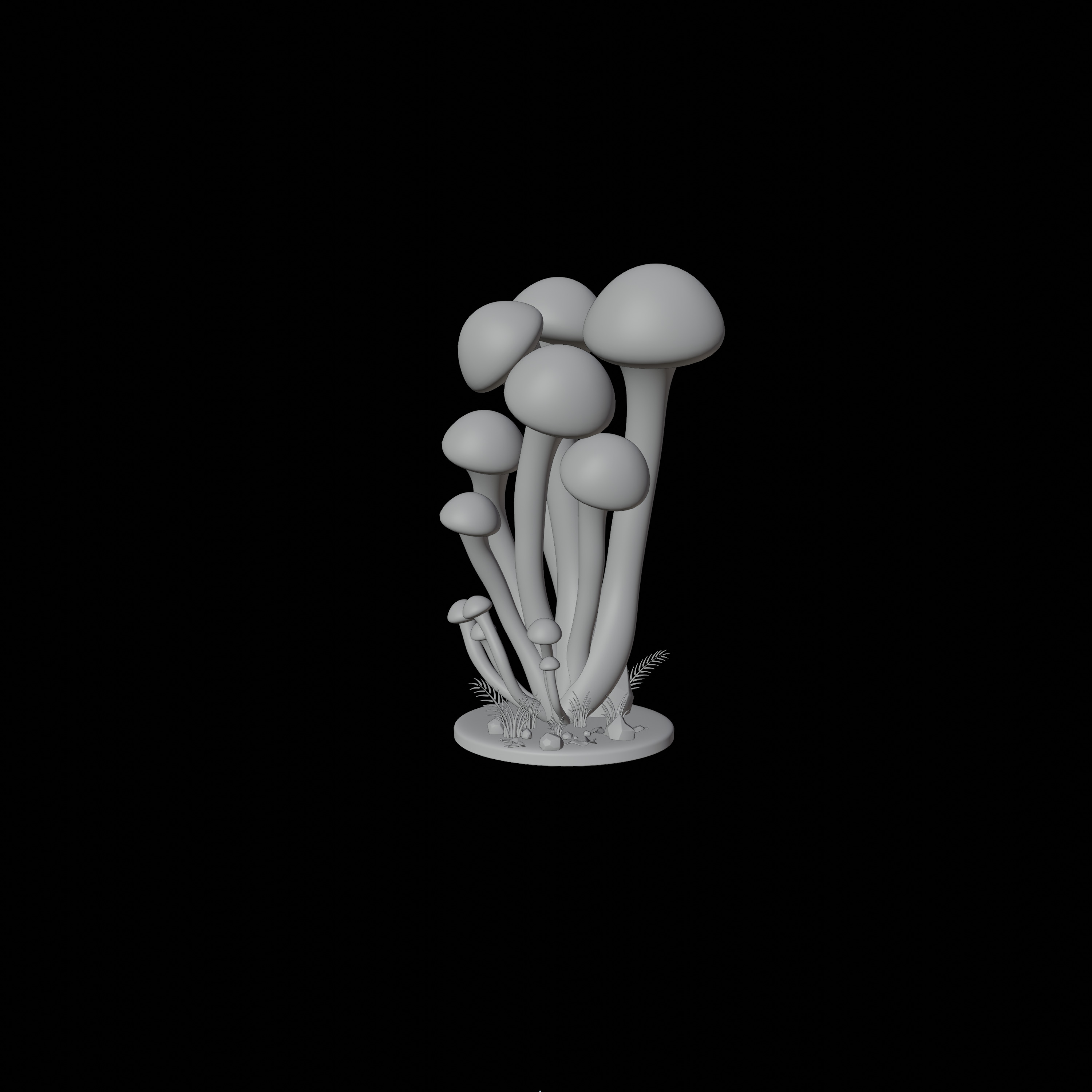 30 model package Low Poly 3D Mushroom Collection Low-poly 3D model_35