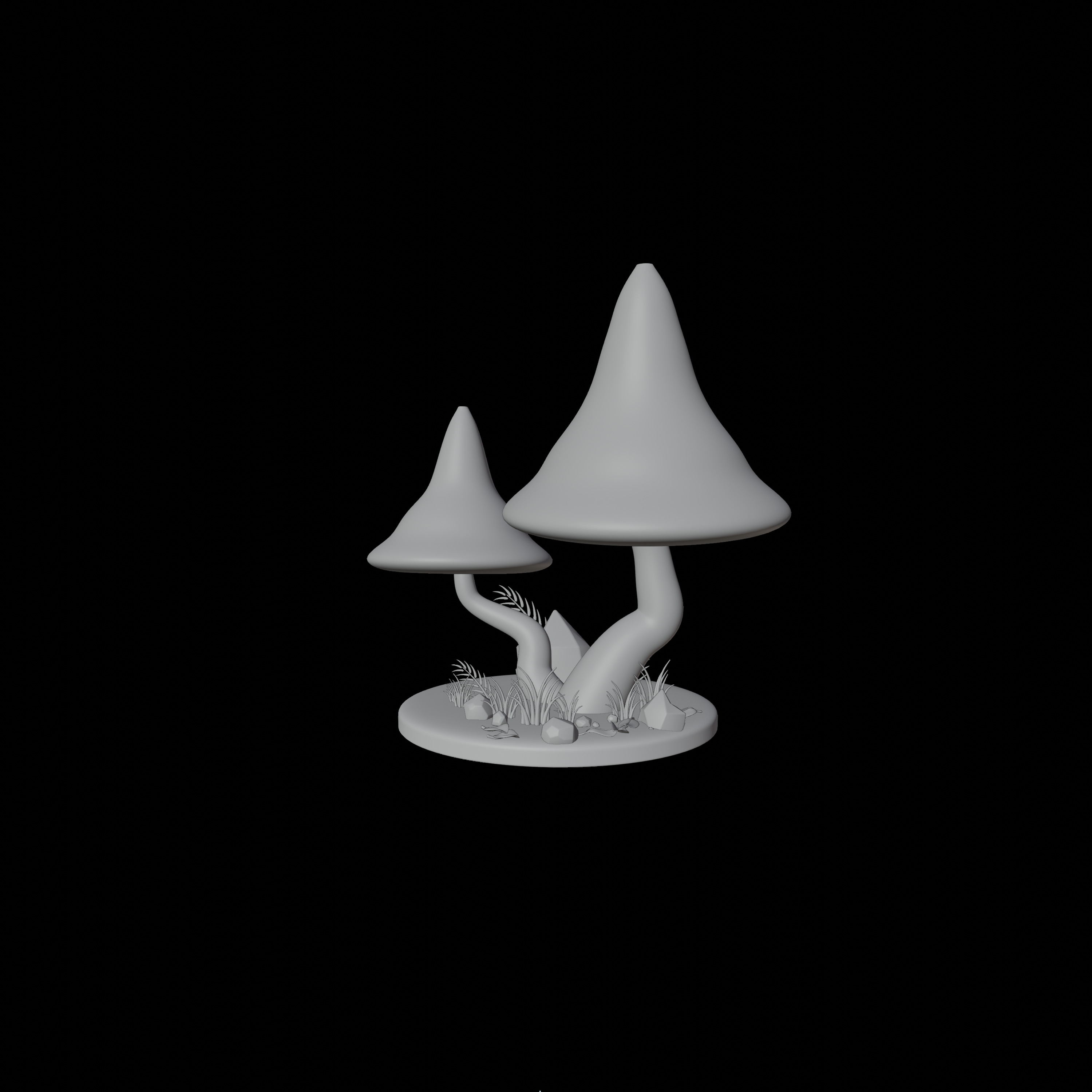 30 model package Low Poly 3D Mushroom Collection Low-poly 3D model_5