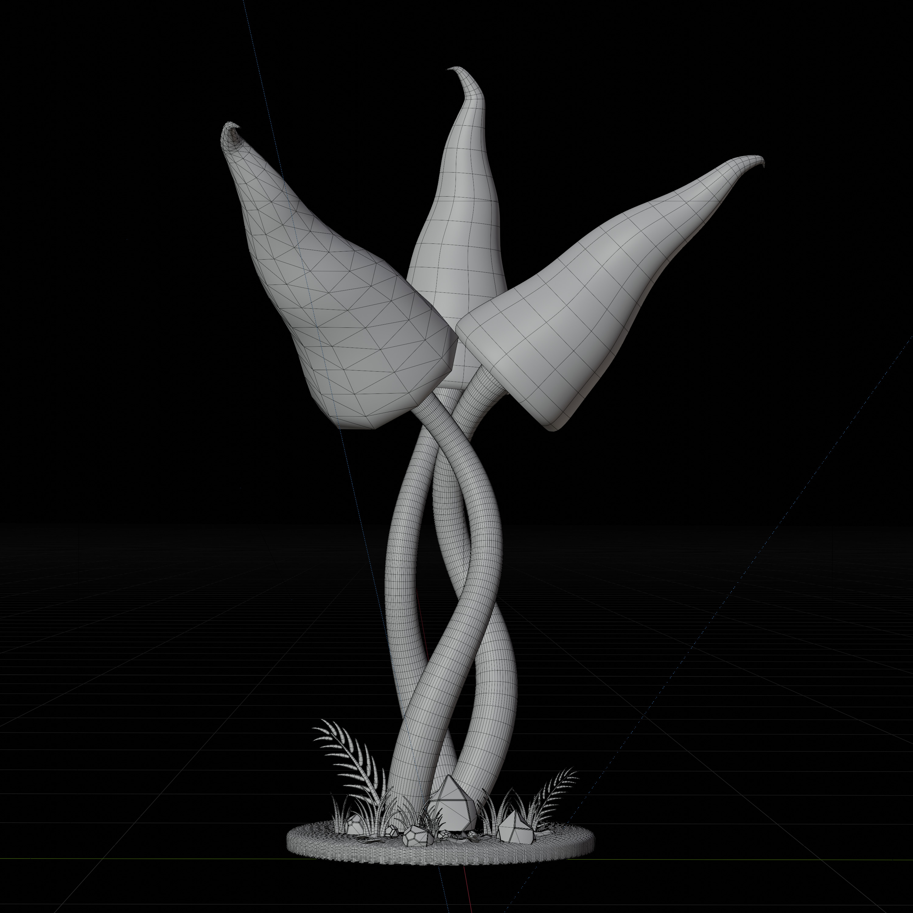 30 model package Low Poly 3D Mushroom Collection Low-poly 3D model_69