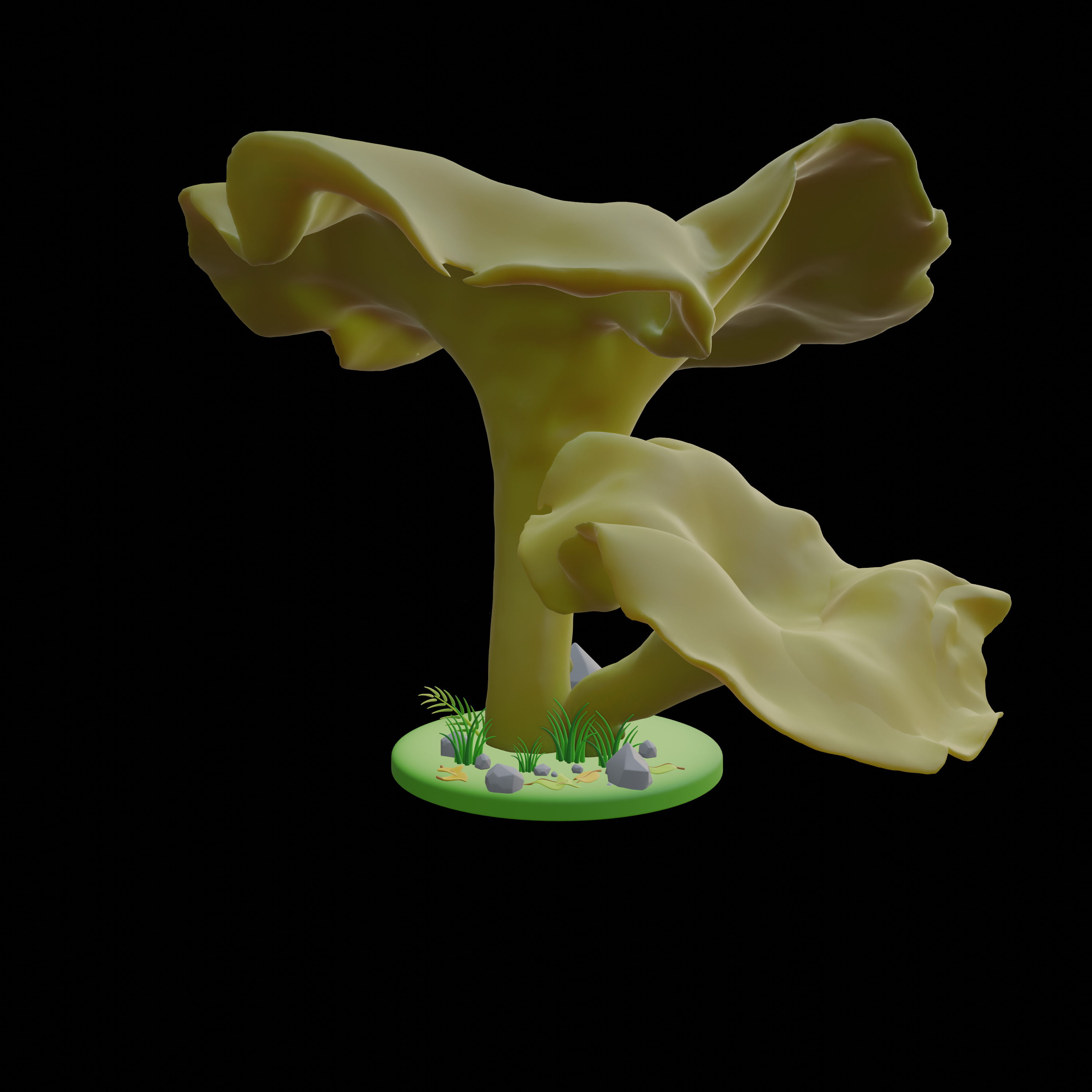 30 model package Low Poly 3D Mushroom Collection Low-poly 3D model_55
