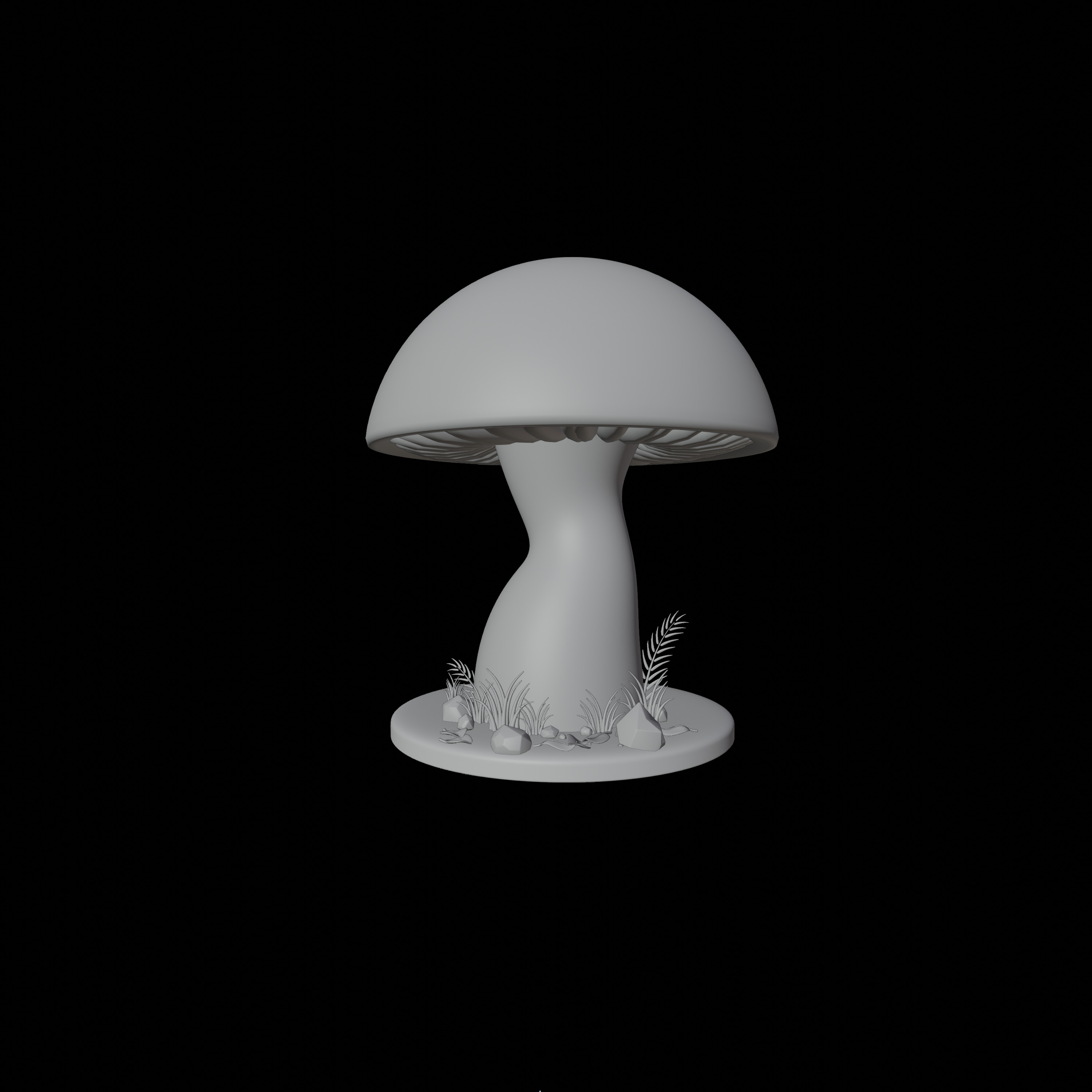 30 model package Low Poly 3D Mushroom Collection Low-poly 3D model_29