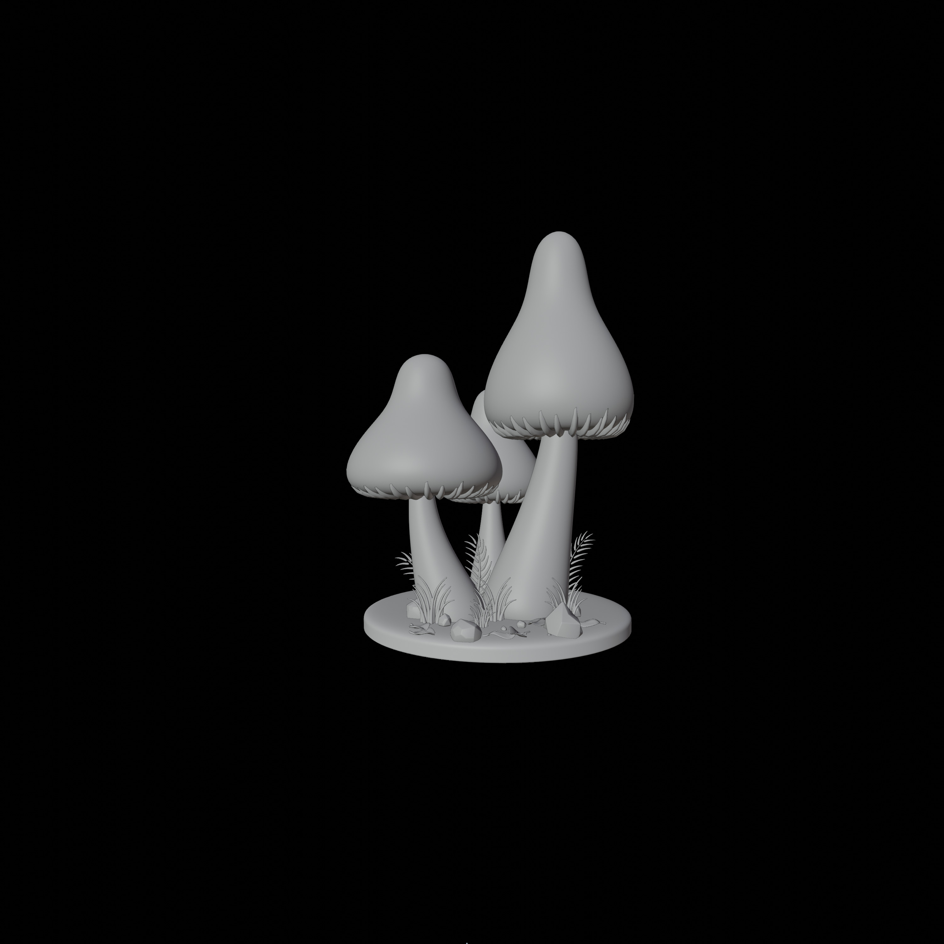30 model package Low Poly 3D Mushroom Collection Low-poly 3D model_20