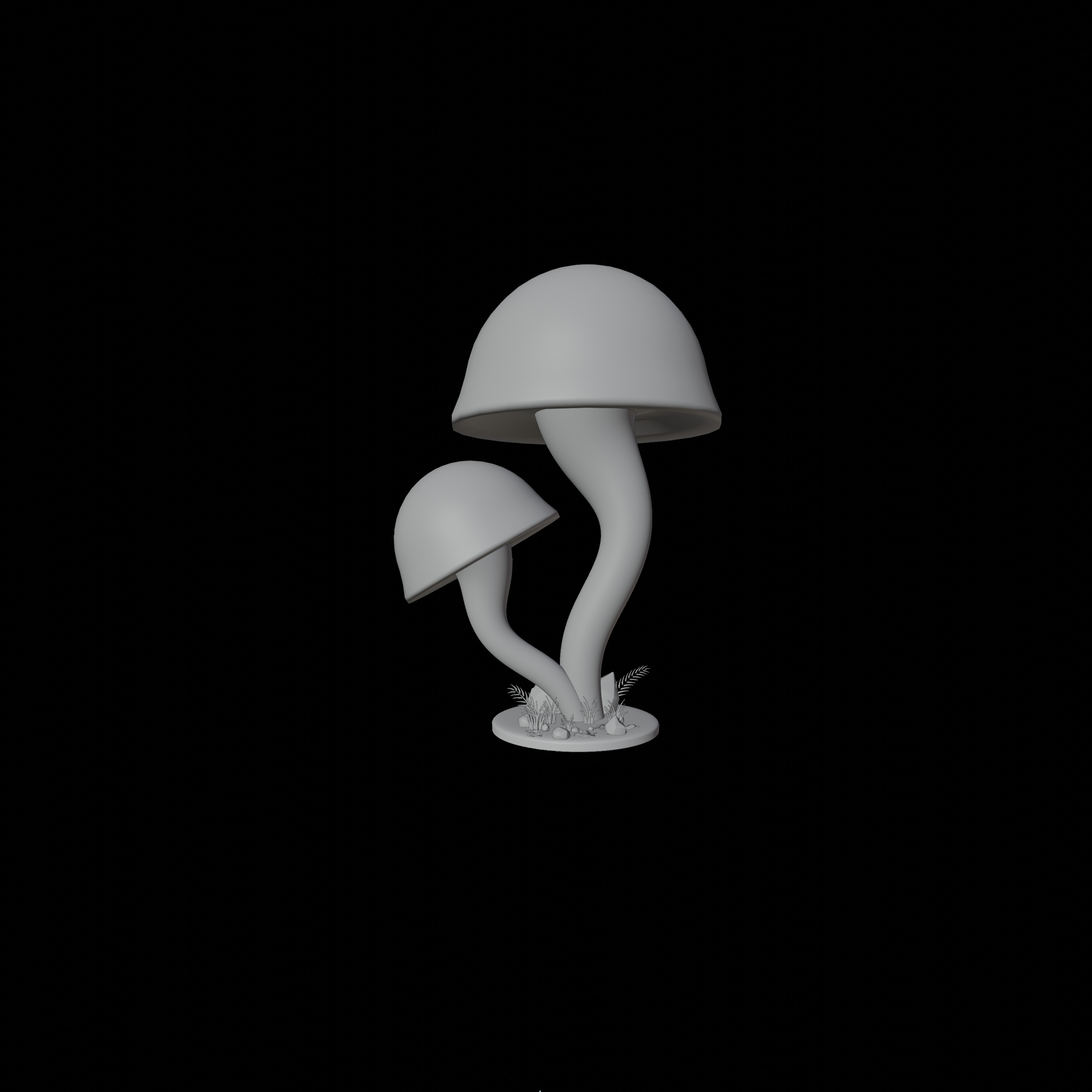30 model package Low Poly 3D Mushroom Collection Low-poly 3D model_41
