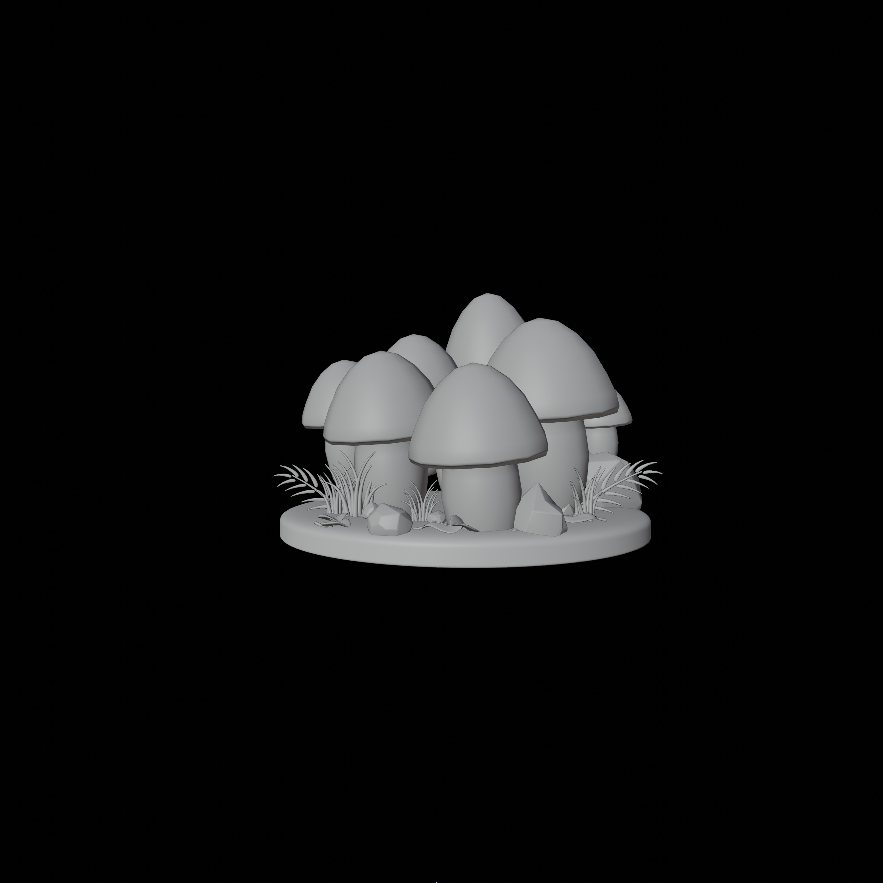 30 model package Low Poly 3D Mushroom Collection Low-poly 3D model_59