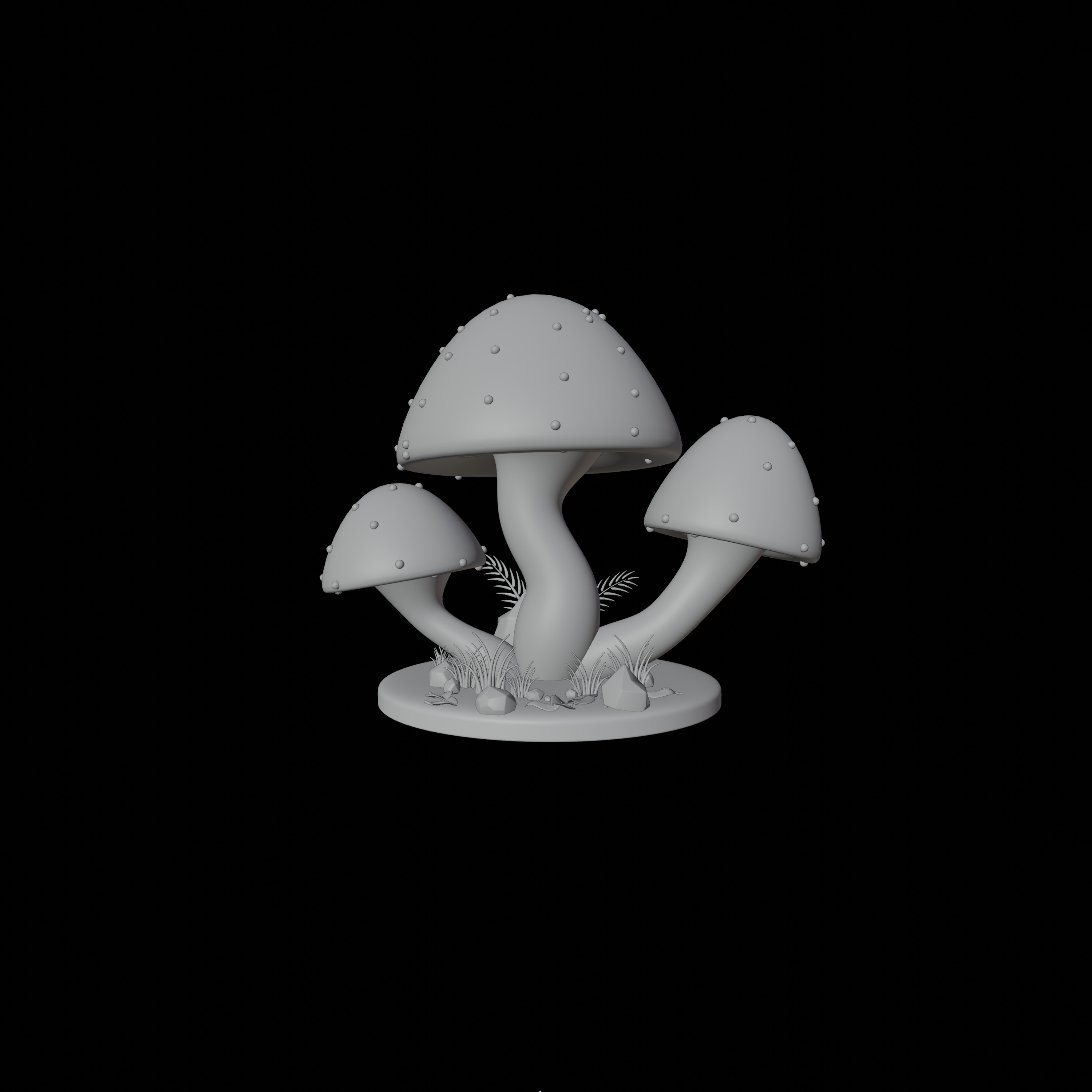 30 model package Low Poly 3D Mushroom Collection Low-poly 3D model_32