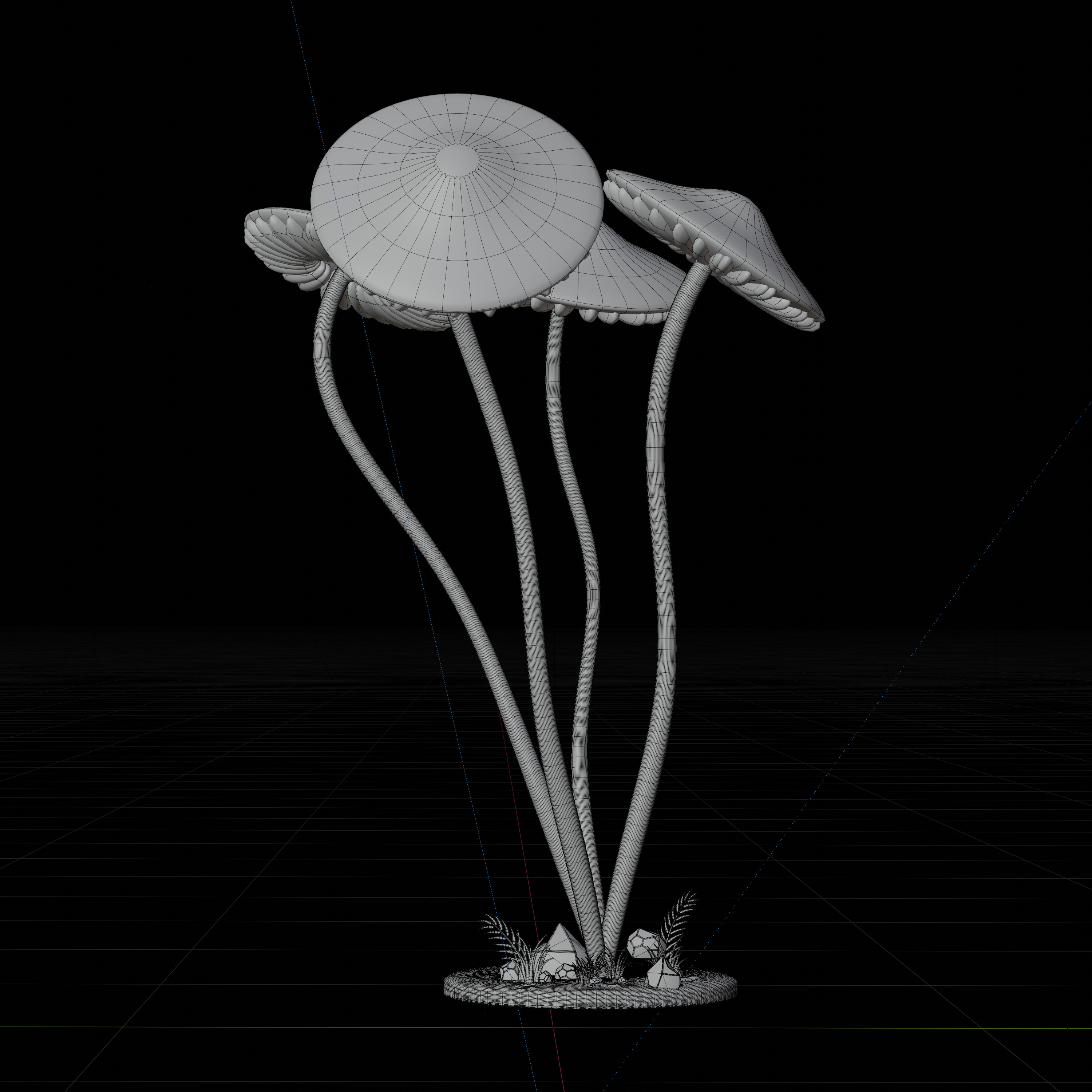 30 model package Low Poly 3D Mushroom Collection Low-poly 3D model_54