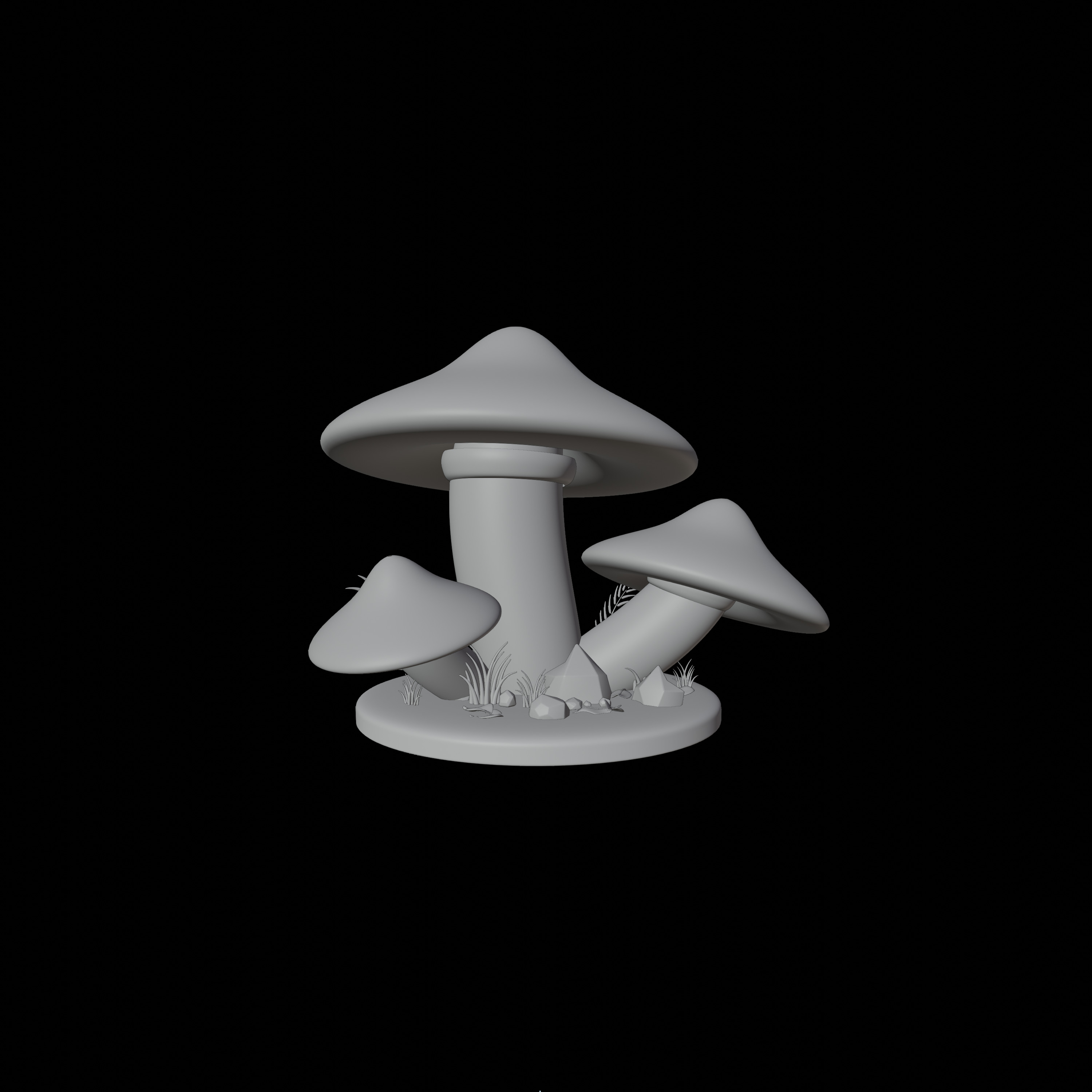 30 model package Low Poly 3D Mushroom Collection Low-poly 3D model_11