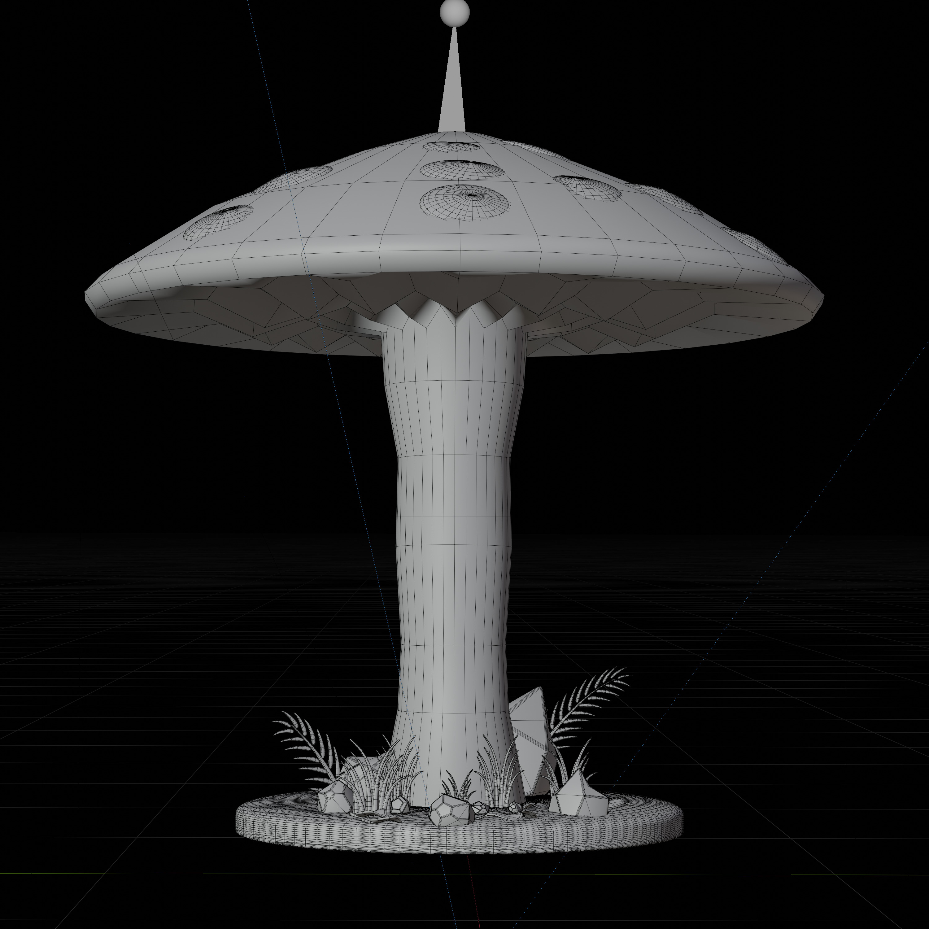 30 model package Low Poly 3D Mushroom Collection Low-poly 3D model_39