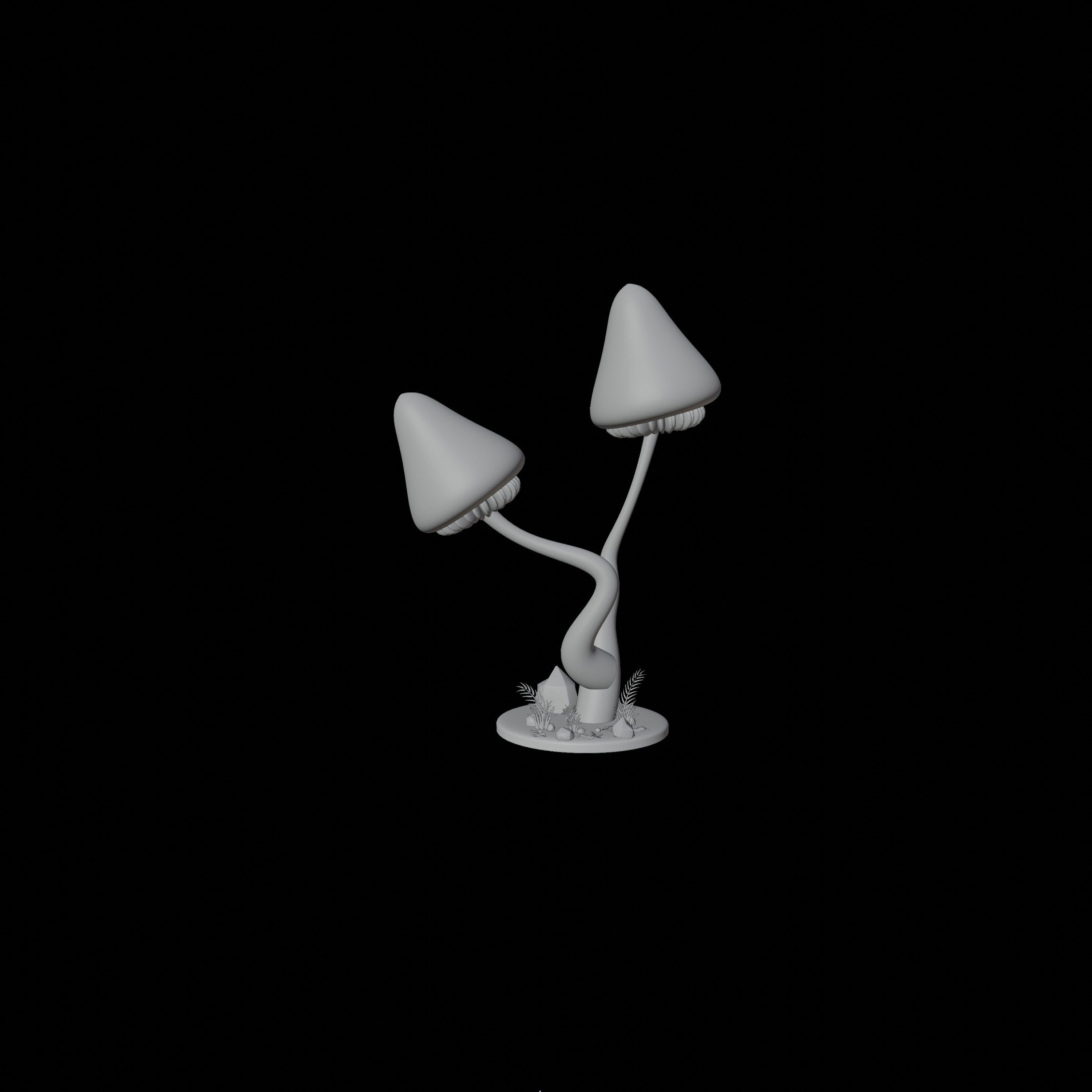 30 model package Low Poly 3D Mushroom Collection Low-poly 3D model_86