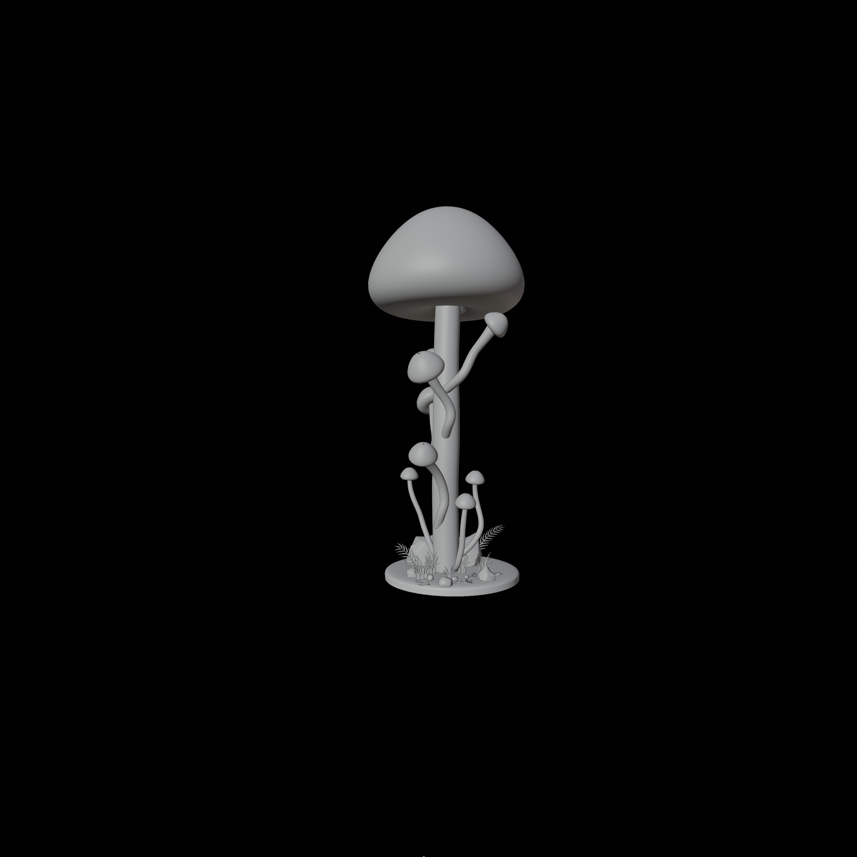 30 model package Low Poly 3D Mushroom Collection Low-poly 3D model_89
