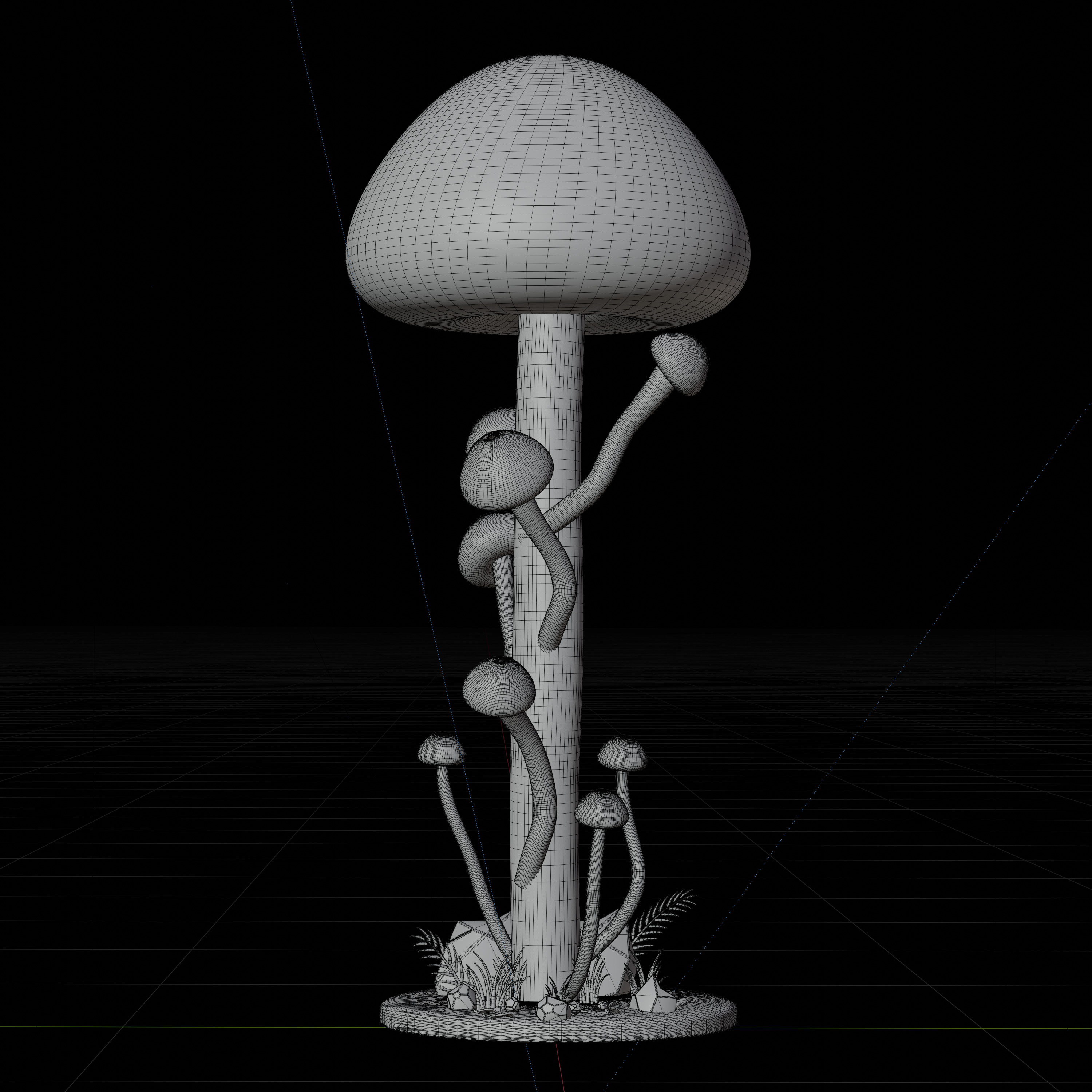 30 model package Low Poly 3D Mushroom Collection Low-poly 3D model_90