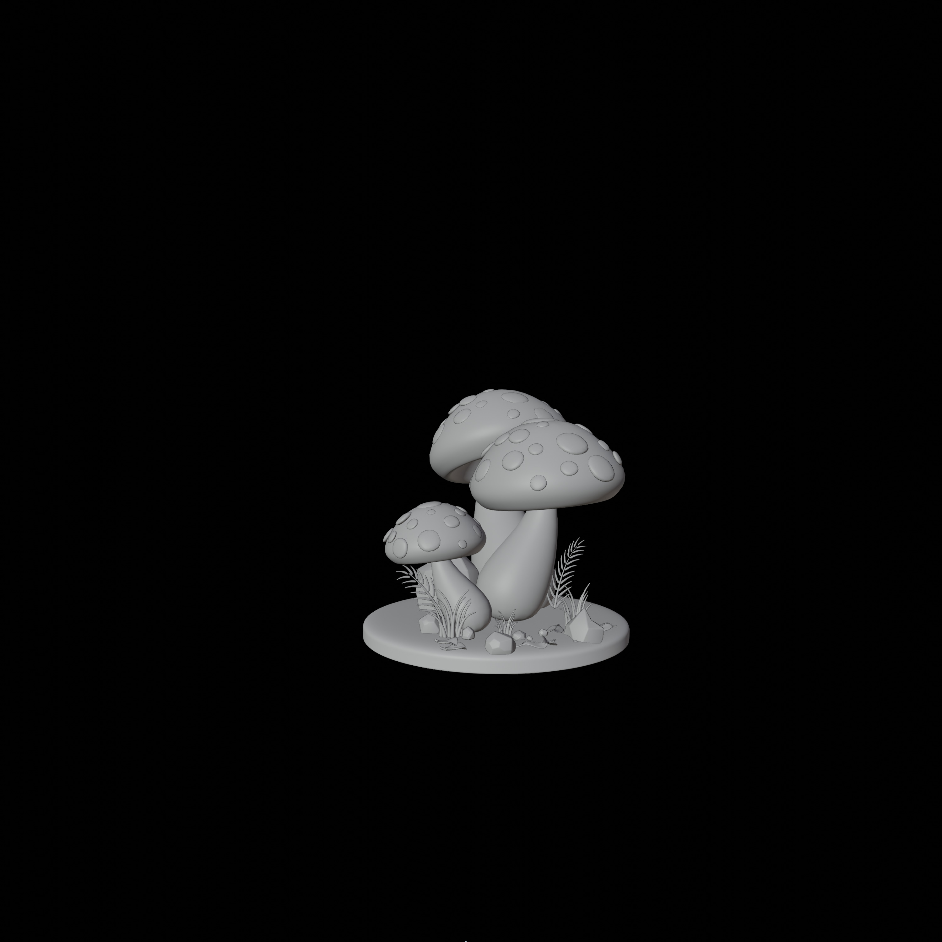 30 model package Low Poly 3D Mushroom Collection Low-poly 3D model_2