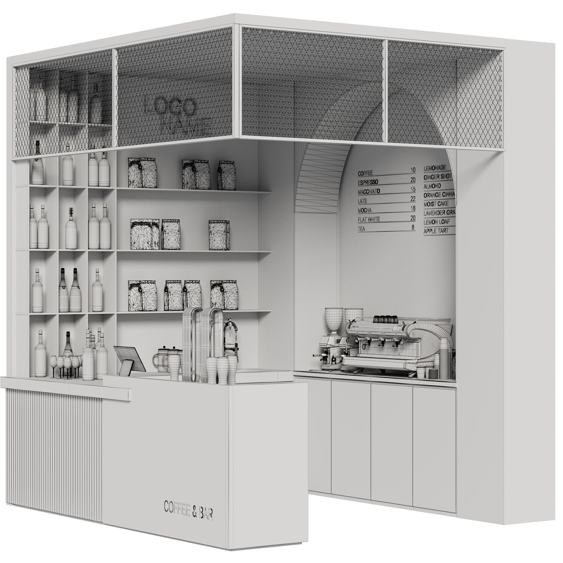 Coffee Bar 10 3D model_6