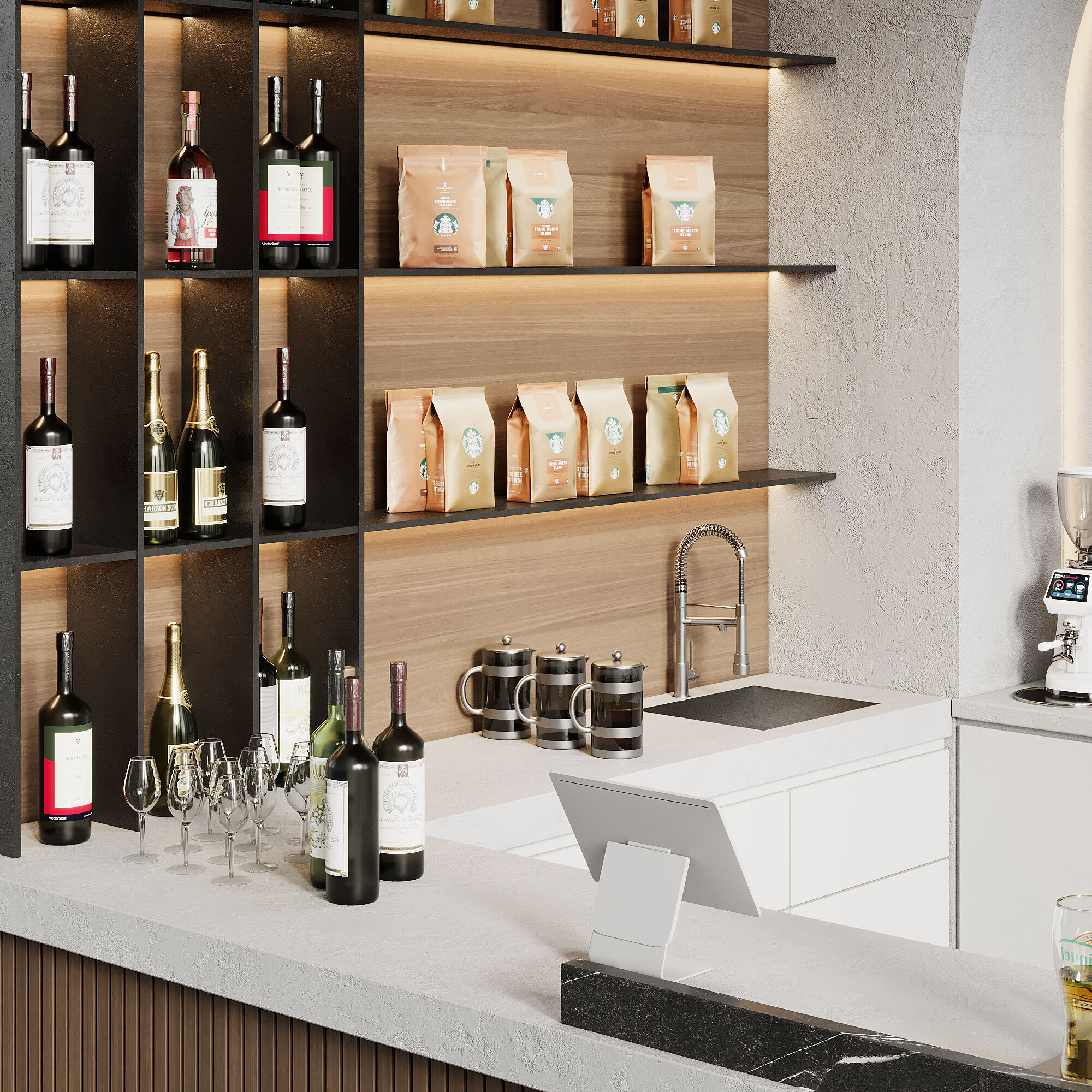 Coffee Bar 10 3D model_2
