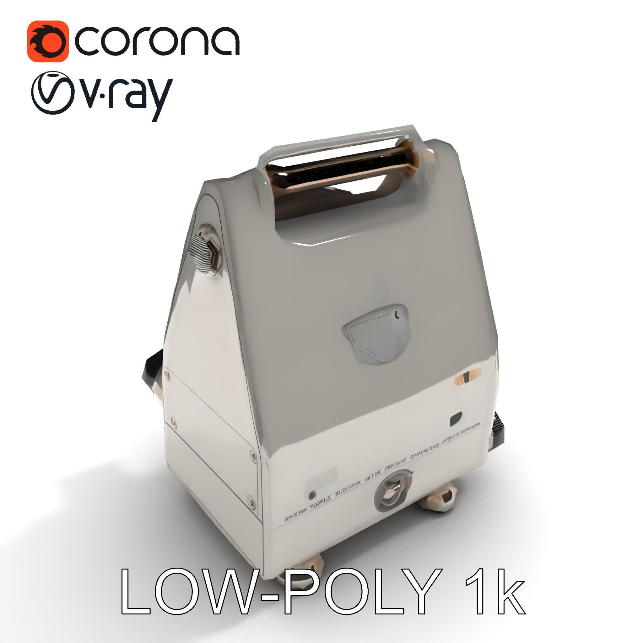 Retro Analog Tachometer D Model Pack Low-poly 3D model_23