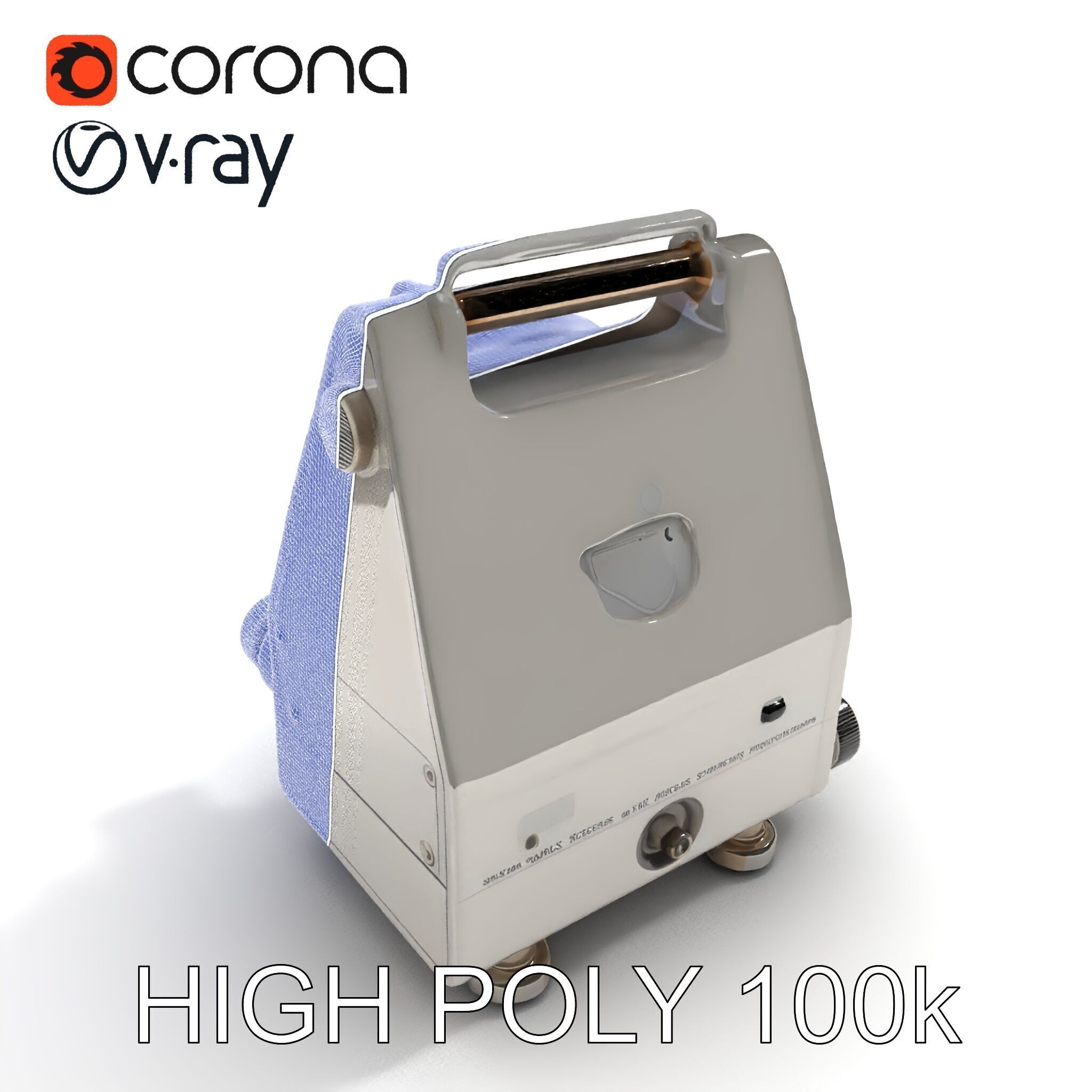 Retro Analog Tachometer D Model Pack Low-poly 3D model_24