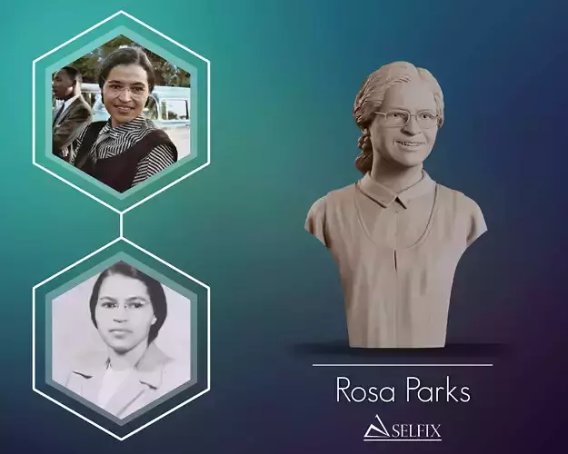 Rosa Parks Bust Sculpture
