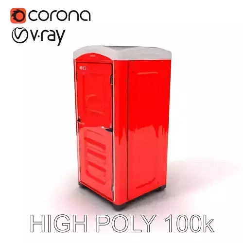 Outdoor Portable Toilet D Model Pack