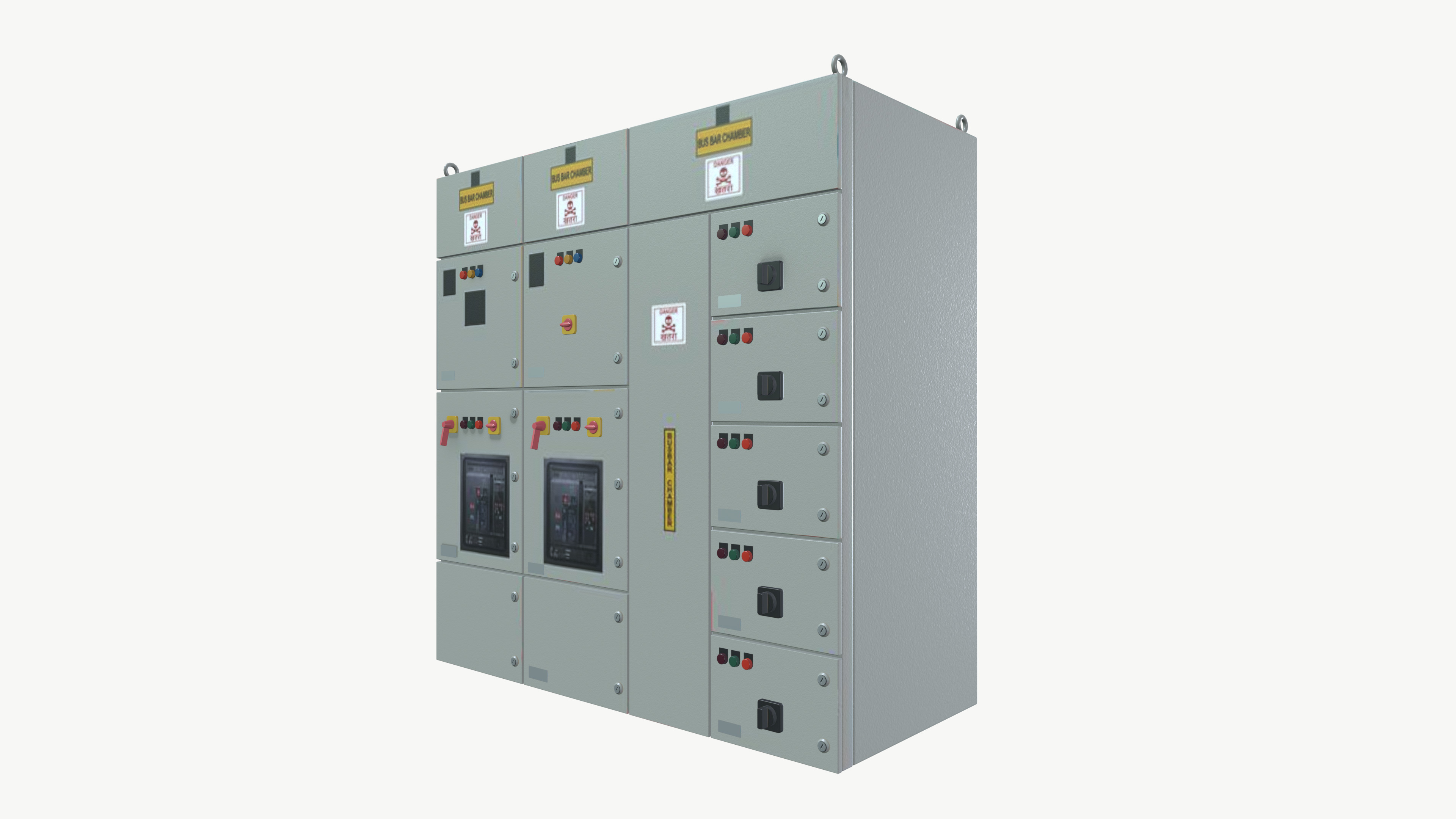 Control Panel 3D model_2