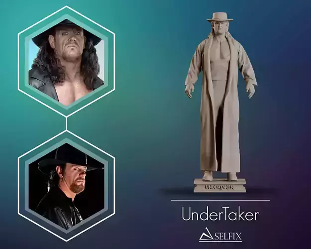 The Undertaker Fullbody Sculpture 3D print model