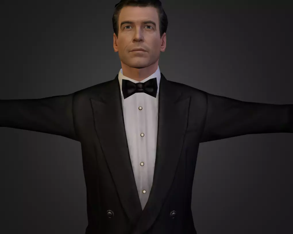 James Bond V Kostyoume 007 PierceBrosnan 3D model_0