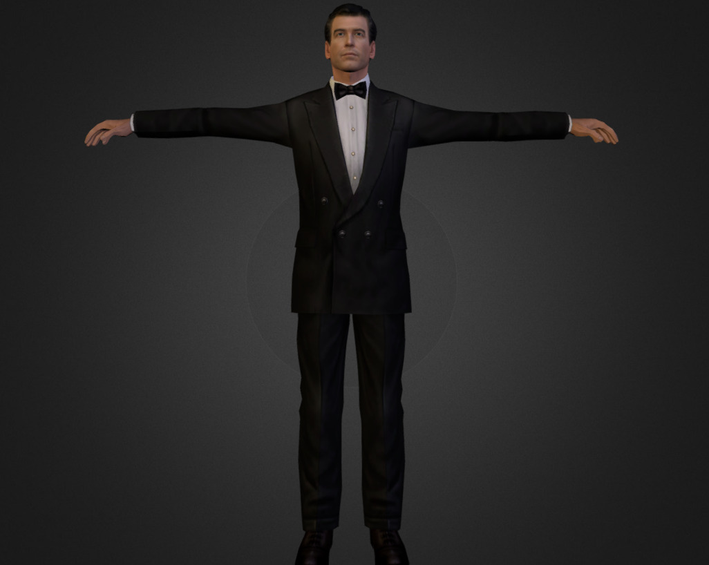 James Bond V Kostyoume 007 PierceBrosnan 3D model_1
