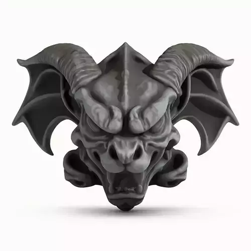 Gargoyle Dragon Head 3D model