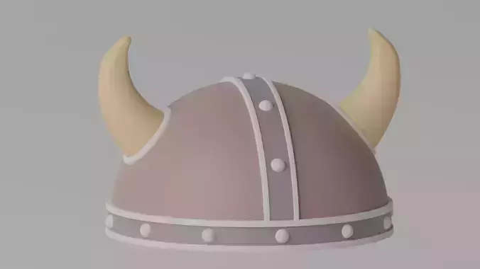Cartoon Viking Helmet