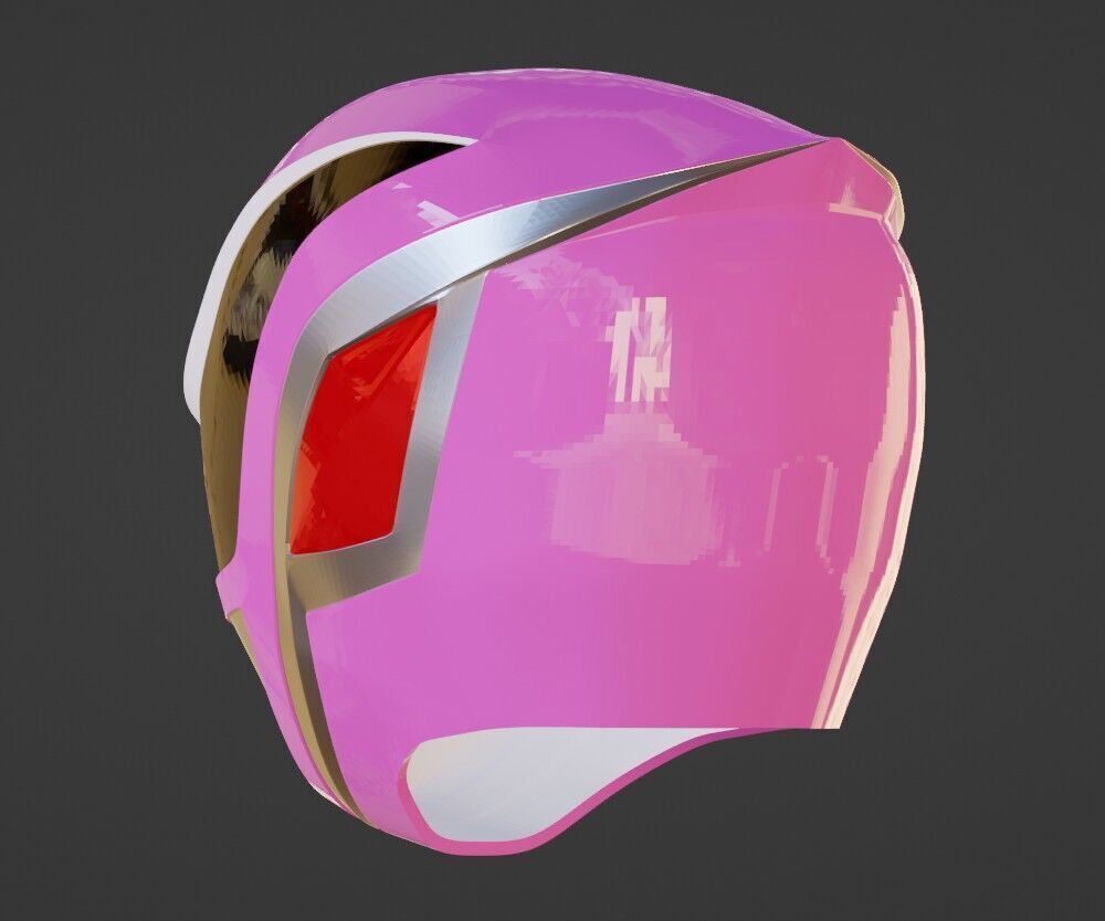 Power Rangers SPD Pink Ranger Deka Pink Helmet  3D print model_3