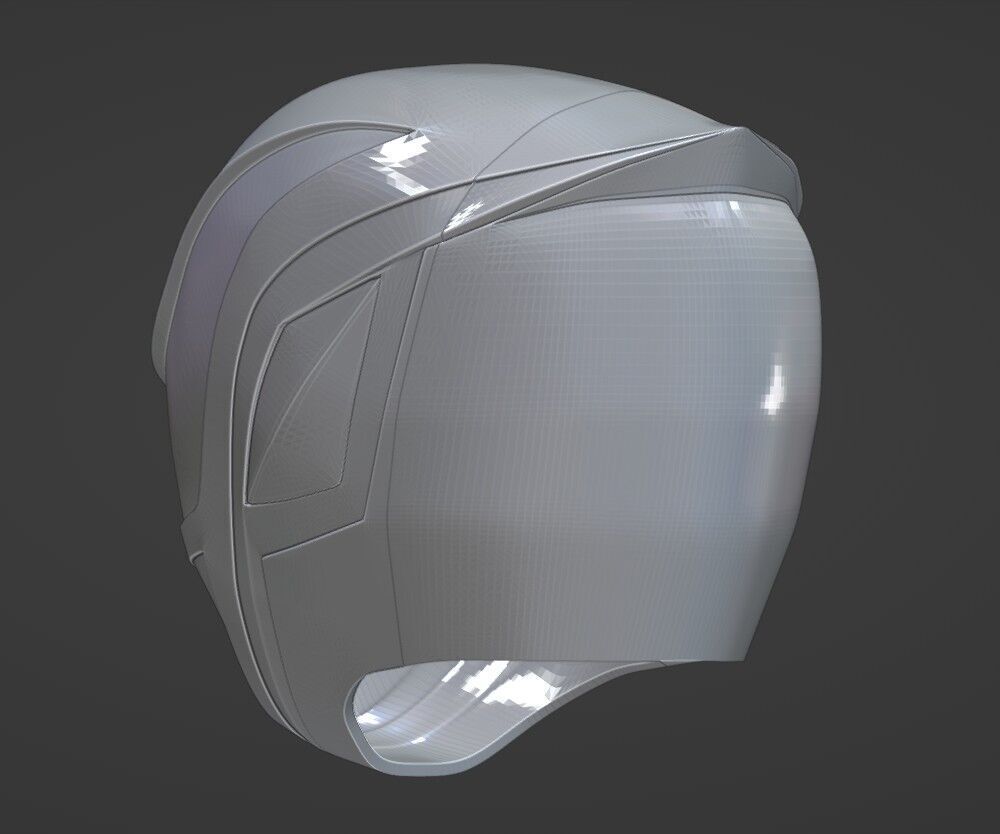 Power Rangers SPD Pink Ranger Deka Pink Helmet  3D print model_9