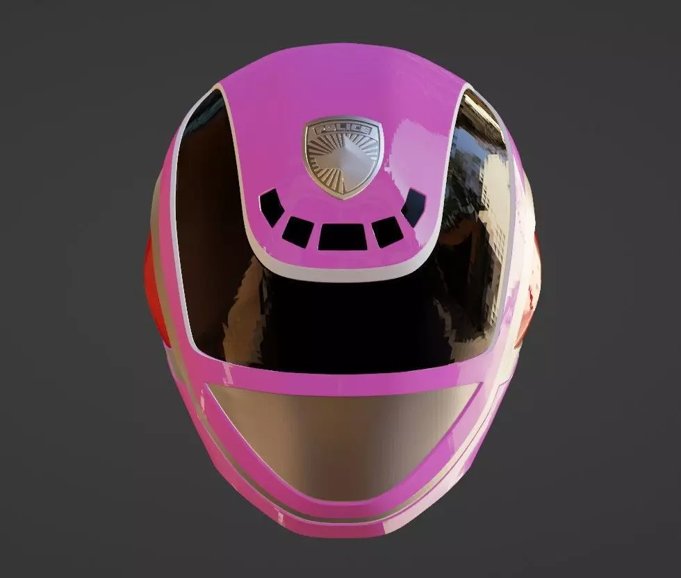 Power Rangers SPD Pink Ranger Deka Pink Helmet  3D print model_0