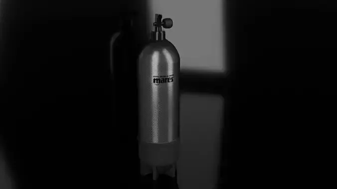 Scuba Tank 3D model