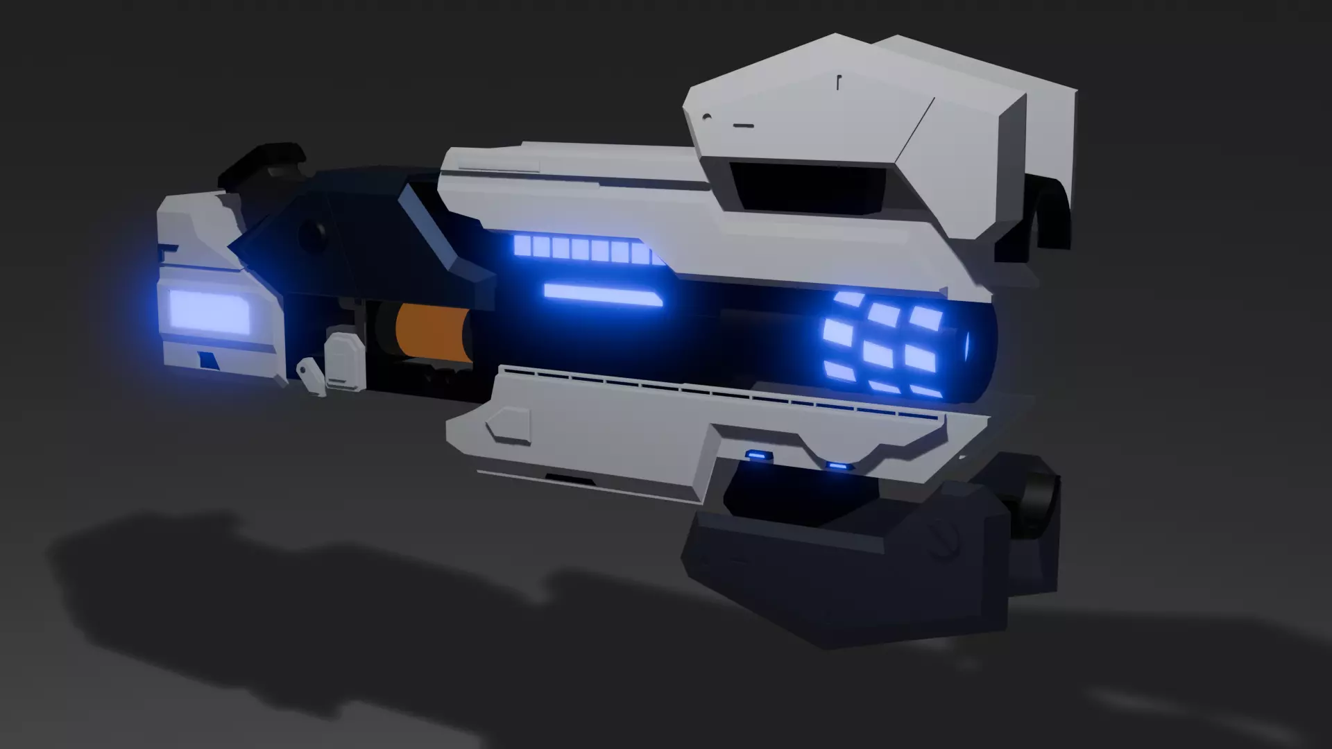 Supernova The Sword of Light Low-poly 3D model_0